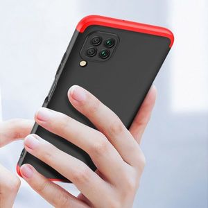 GKK GKK 360 Protection Case etui na całą obudowę przód + tył Huawei P40 Lite / Nova 7i / Nova 6 SE czarno-czerwony 6