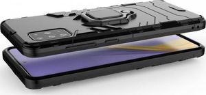 Hurtel Ring Armor pancerne hybrydowe etui pokrowiec + magnetyczny uchwyt Samsung Galaxy S20 Plus czarny 7