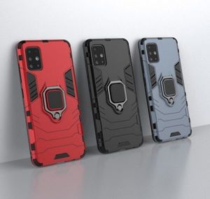 Hurtel Ring Armor pancerne hybrydowe etui pokrowiec + magnetyczny uchwyt Samsung Galaxy S20 Plus czarny 8