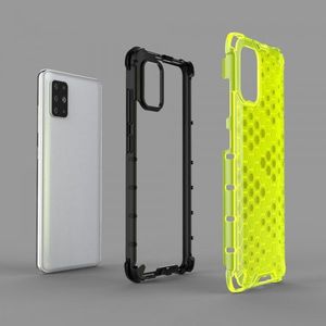 Hurtel Honeycomb etui pancerny pokrowiec z żelową ramką Samsung Galaxy S20 przezroczysty 4