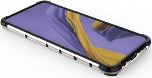 Hurtel Honeycomb etui pancerny pokrowiec z żelową ramką Samsung Galaxy S20 przezroczysty 8