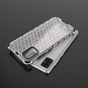 Hurtel Honeycomb etui pancerny pokrowiec z żelową ramką Samsung Galaxy S20 przezroczysty 9