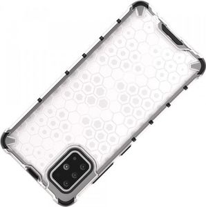 Hurtel Honeycomb etui pancerny pokrowiec z żelową ramką Samsung Galaxy S20 Plus przezroczysty 6