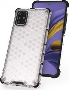 Hurtel Honeycomb etui pancerny pokrowiec z żelową ramką Samsung Galaxy S20 Plus przezroczysty 7