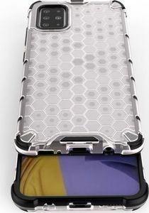 Hurtel Honeycomb etui pancerny pokrowiec z żelową ramką Samsung Galaxy A51 przezroczysty 9