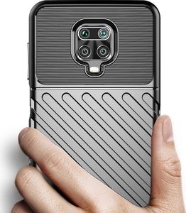 Hurtel Thunder Case elastyczne pancerne etui pokrowiec Xiaomi Redmi Note 9 Pro / Redmi Note 9S czarny uniwersalny (60628-uniw) - 60628-uniw 2