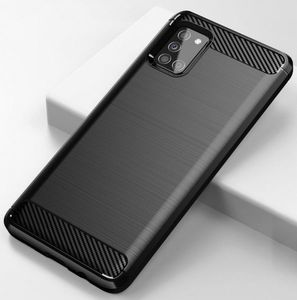 Hurtel Carbon Case elastyczne etui pokrowiec Samsung Galaxy A71 5G czarny 13
