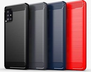 Hurtel Carbon Case elastyczne etui pokrowiec Samsung Galaxy A71 5G czarny 14