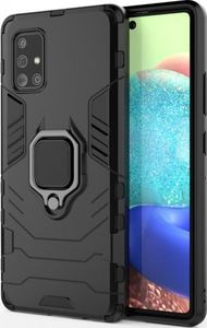 Hurtel Ring Armor pancerne hybrydowe etui pokrowiec + magnetyczny uchwyt Samsung Galaxy A71 5G czarny 2