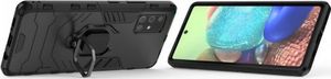 Hurtel Ring Armor pancerne hybrydowe etui pokrowiec + magnetyczny uchwyt Samsung Galaxy A71 5G czarny 7
