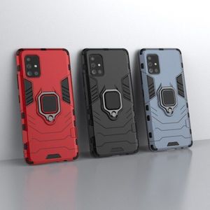 Hurtel Ring Armor pancerne hybrydowe etui pokrowiec + magnetyczny uchwyt Samsung Galaxy A71 5G czarny 9