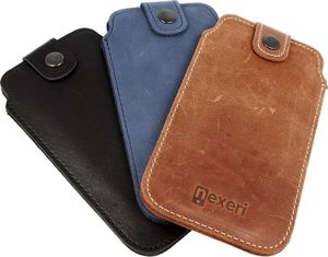 Nexeri Etui Wsuwka skórzana Nexeri Leather Pocket XXL+ SAMSUNG GALAXY A70/A71/A20S/M51/P SMART PRO/NOTE 8T/NOTE 8 PRO/NOTE 9/NOTE 10+ czarne 2