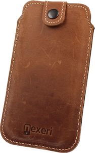 Nexeri Etui Wsuwka skórzana Nexeri Leather Pocket XXL SAMSUNG GALAXY S8+ PLUS / A51 brązowe 3