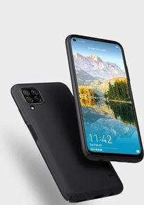 Nillkin Nillkin Super Frosted Shield wzmocnione etui pokrowiec + podstawka Huawei P40 Lite / Nova 7i / Nova 6 SE czarny 11