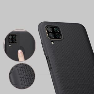 Nillkin Nillkin Super Frosted Shield wzmocnione etui pokrowiec + podstawka Huawei P40 Lite / Nova 7i / Nova 6 SE czarny 7