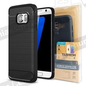 Etui IPHONE 7+ PLUS / 8+ PLUS Pancerne Carbon czarne 1