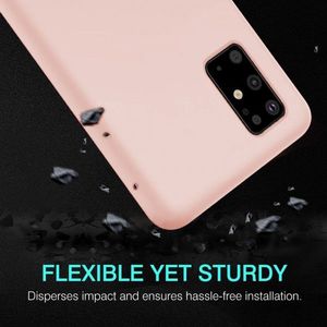 Etui SAMSUNG GALAXY S20+ Silicone case elastyczne silikonowe różowe 2