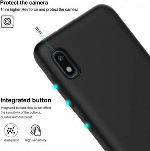 Etui SAMSUNG GALAXY A71 Silicone case elastyczne silikonowe granatowe 5