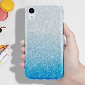 Etui SAMSUNG GALAXY A51 Brokat Glitter srebrno-niebieskie 4