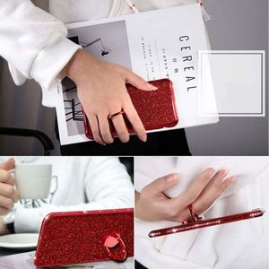 Etui SAMSUNG GALAXY S20 ULTRA Diamond Ring Brokat czerwone (52288) - om-18503 8