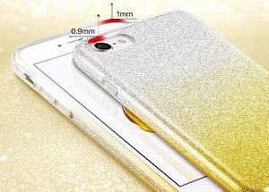 Etui Brokat Glitter NOKIA 4.2 srebrno-złote 2