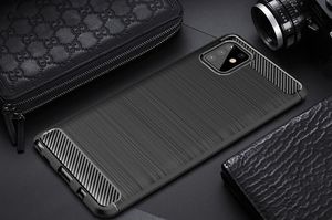 Etui SAMSUNG GALAXY NOTE 10 LITE Pancerne Carbon czarne 2