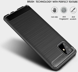 Etui SAMSUNG GALAXY NOTE 10 LITE Pancerne Carbon czarne 4