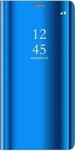 Etui HUAWEI P40 LITE Clear View Cover z klapką niebieskie 3