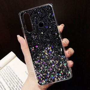 Etui SAMSUNG GALAXY S20+ PLUS Brokat Cekiny Glue Glitter Case czarne 4