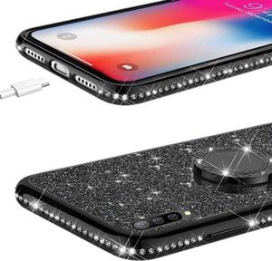 Etui SAMSUNG GALAXY A71 Diamond Ring Brokat czarne 3