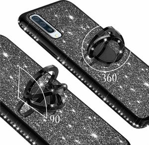 Etui SAMSUNG GALAXY A71 Diamond Ring Brokat czarne 5
