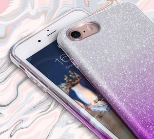 Etui Brokat Glitter XIAOMI MI9T MI 9T / K20 srebrno-fioletowy 5