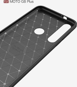 Etui MOTOROLA MOTO G8+ PLUS Carbon Pancerne czarne 5