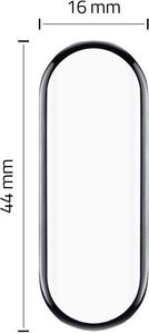 Szkło hartowane 5D XIAOMI MI SMART BAND 4 Full Glue czarne 2