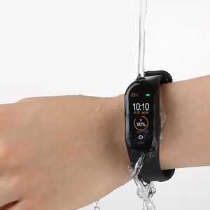 Smartband Opaska sportowa na rękę Smart Band M4 inteligentna monitorująca fitness czarna () - 641738 2