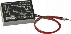 Velleman Sterownik LED 1W-VM143/1W, przetwornik prądu zmiennego na stały do diod LED 1