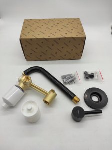 Bateria umywalkowa Omnires bateria umywalkowa podtynkowa Y, czarny półmat 13