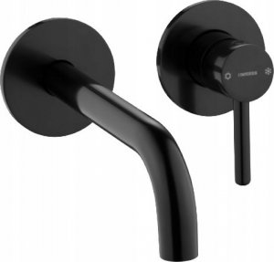 Bateria umywalkowa Omnires bateria umywalkowa podtynkowa Y, czarny półmat 2