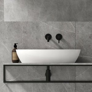 Bateria umywalkowa Omnires bateria umywalkowa podtynkowa Y, czarny półmat 4