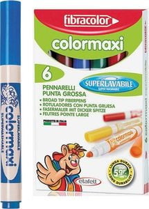 Fibracolor Mazaki Color Maxi 6 kolorów FIBRACOLOR 1