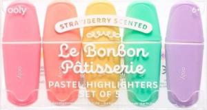 Kolorowe Baloniki Flamastry pachnące pastelowe Le BonBon Patis. 5kol 1