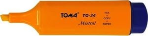 Toma Zakreślacz Mistral pomarańczowy (10szt) TOMA 1