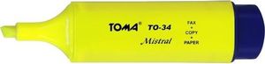Toma Zakreślacz Mistral żółty (10szt) TOMA 1