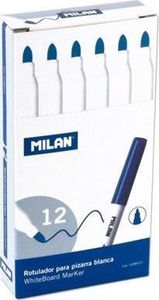 Milan Marker do tablic cienki niebieski (12szt) MILAN 1