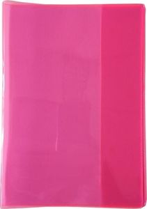 Panta Plast Okładka na zeszyt A5 PVC Neon różowy (10szt) 1