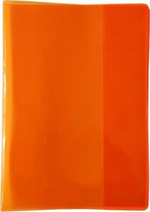 Panta Plast Okładka na zeszyt A5 PVC Neon pomarańcz (10szt) 1