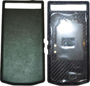 Blackberry Etui Porsche Design Leather Battery Door Cover P9982 nappa black 1