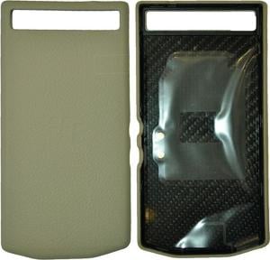 Blackberry Etui Porsche Design Leather Battery Door Cover P9982 sand shell 1