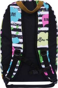 Paul&Co Plecak szkolny Pasy dymki brązowy 3