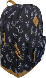 Paul&Co Plecak szkolny Dłonie czarny 2